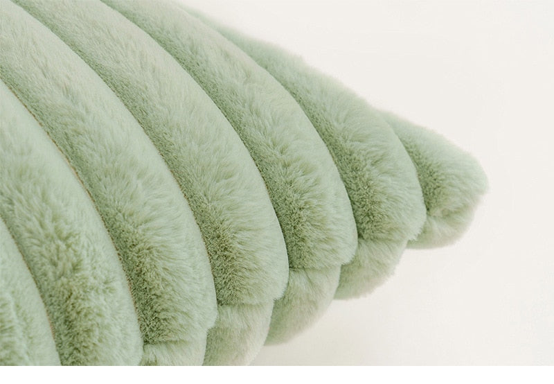 Nube Faux-Kaninchen-Kissenbezug