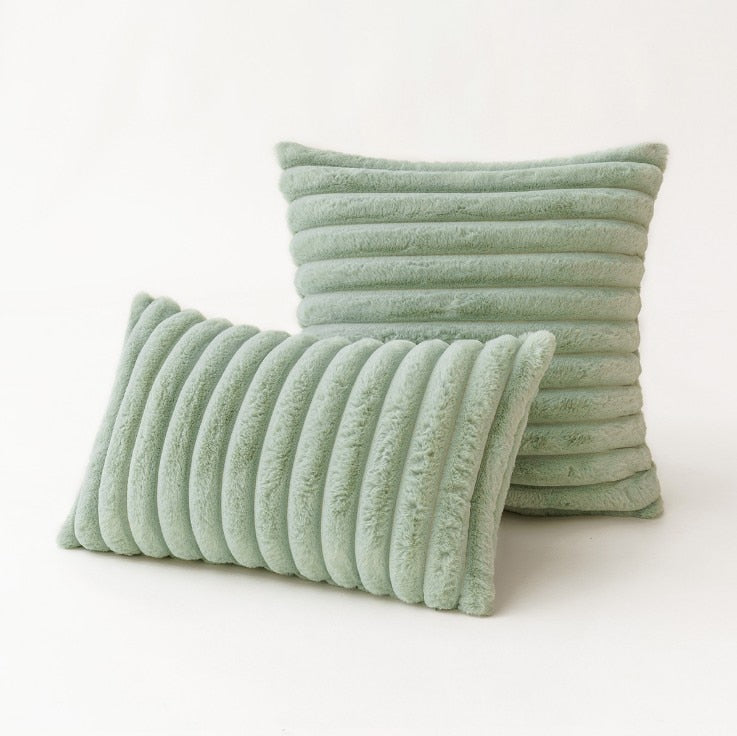 Nube Faux-Kaninchen-Kissenbezug