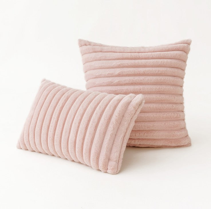 Nube Faux-Kaninchen-Kissenbezug