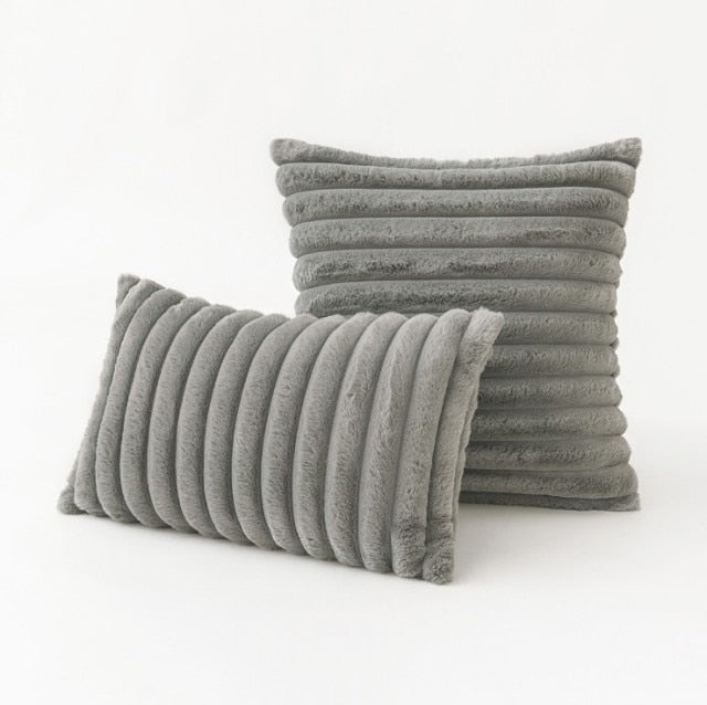Nube Faux-Kaninchen-Kissenbezug