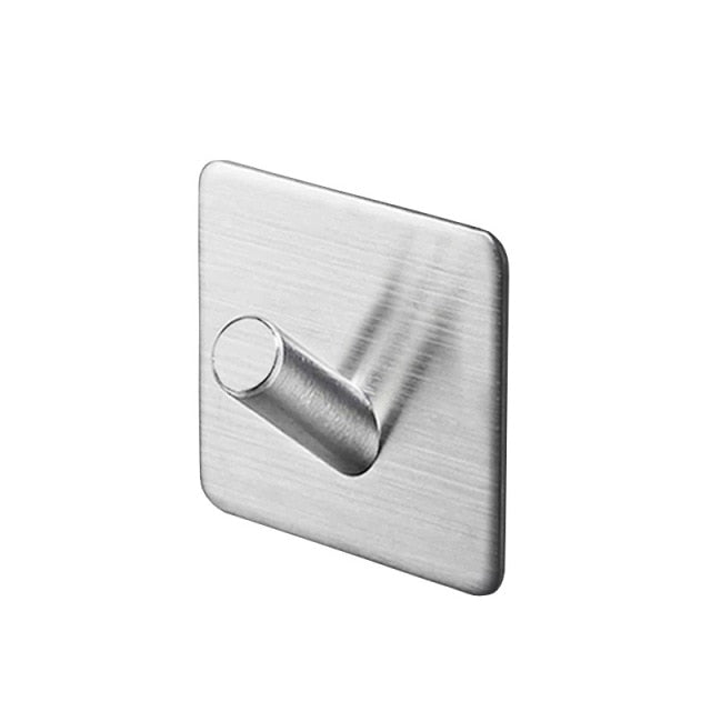 SteelGrip – Selbstklebende Edelstahlhaken für Badezimmer, Küche & mehr