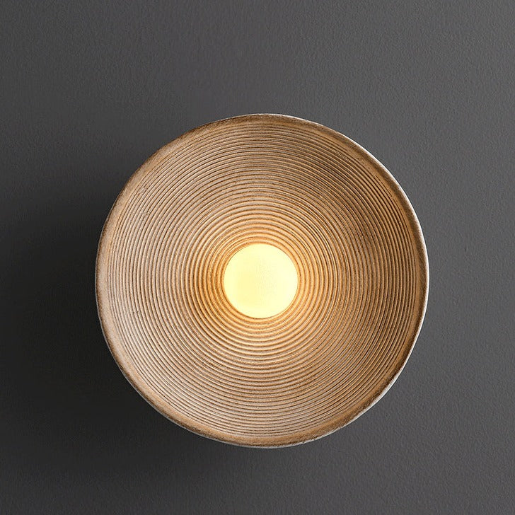 Earth Disc Wandlampe aus Keramik und Glas - Schlussverkauf