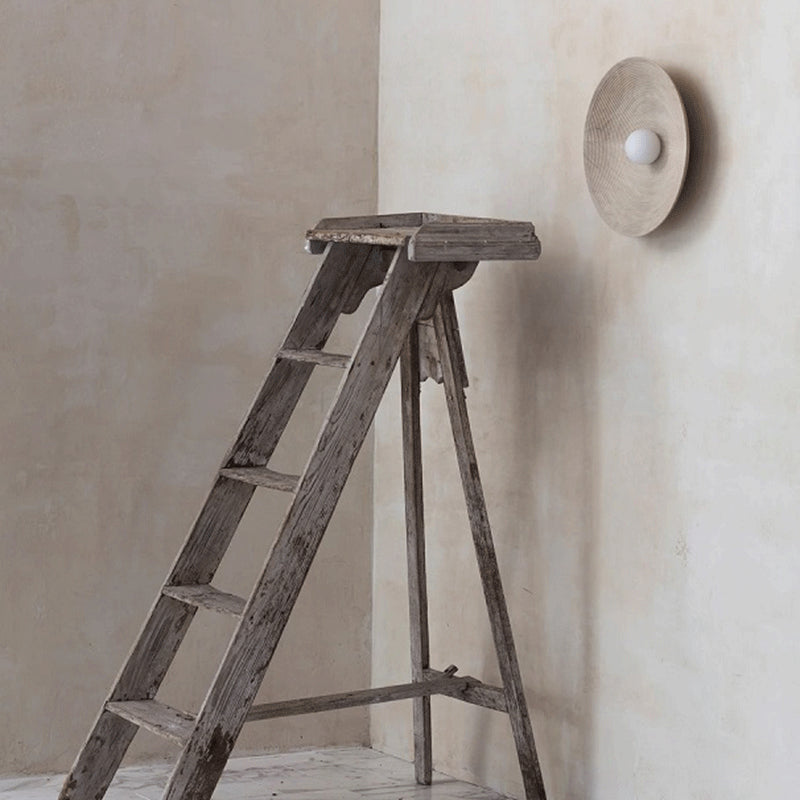 Earth Disc Wandlampe aus Keramik und Glas - Schlussverkauf