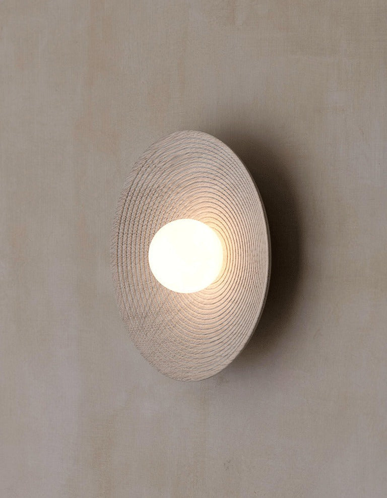 Earth Disc Wandlampe aus Keramik und Glas - Schlussverkauf