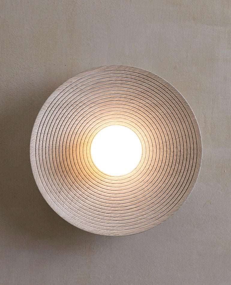 Earth Disc Wandlampe aus Keramik und Glas - Schlussverkauf