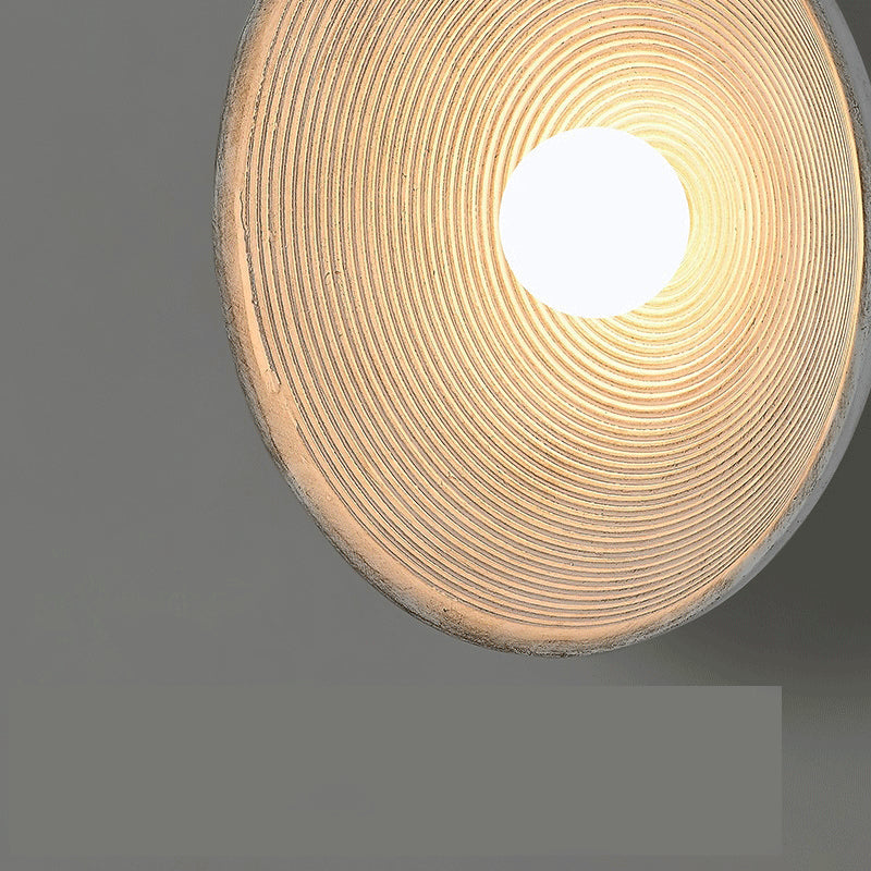 Earth Disc Wandlampe aus Keramik und Glas - Schlussverkauf