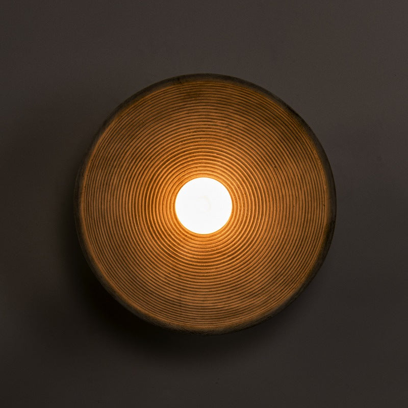 Earth Disc Wandlampe aus Keramik und Glas - Schlussverkauf