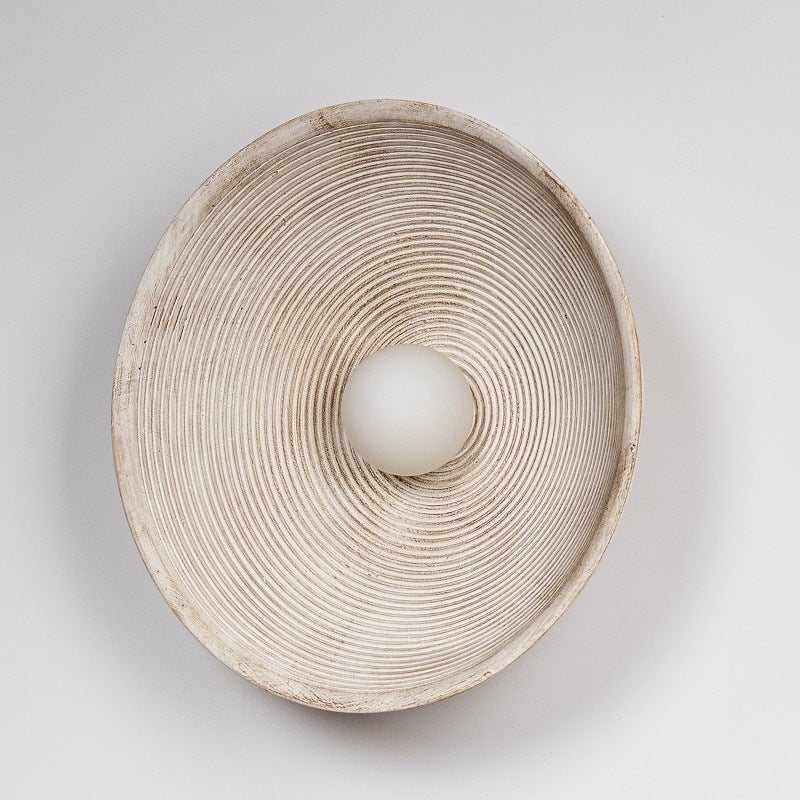 Earth Disc Wandlampe aus Keramik und Glas - Schlussverkauf