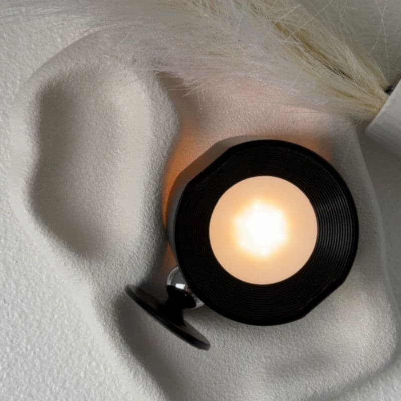 Drahtlose LED-Wandlampe - 360-Grad-Bewegung Lesewandlampe für Schlafzimmer, Wohnzimmer, Studio