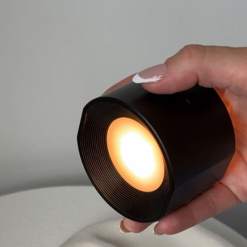 Drahtlose LED-Wandlampe - 360-Grad-Bewegung Lesewandlampe für Schlafzimmer, Wohnzimmer, Studio