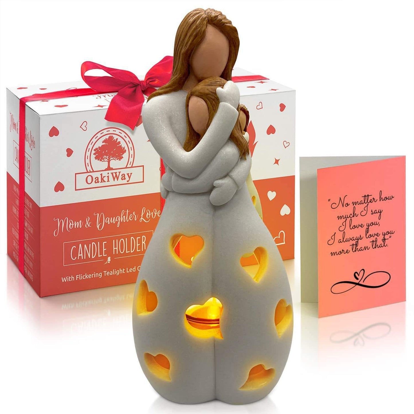 Lampe Eternal Love - Romantische und Elegante Beleuchtung aus Beige Resin