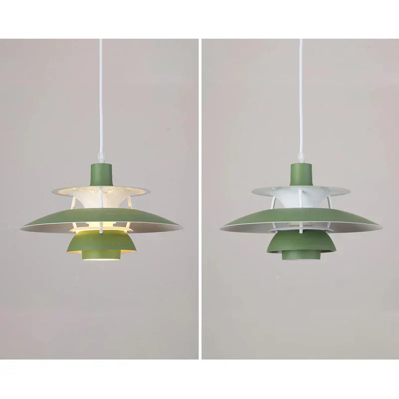 LED Hängeleuchte Morandi – Modernes Design aus farbigem Metall