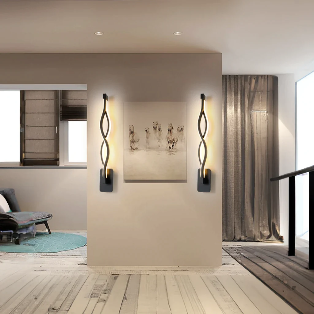 Chic Wandleuchte für modernes Wohnzimmer und Büroumfeld