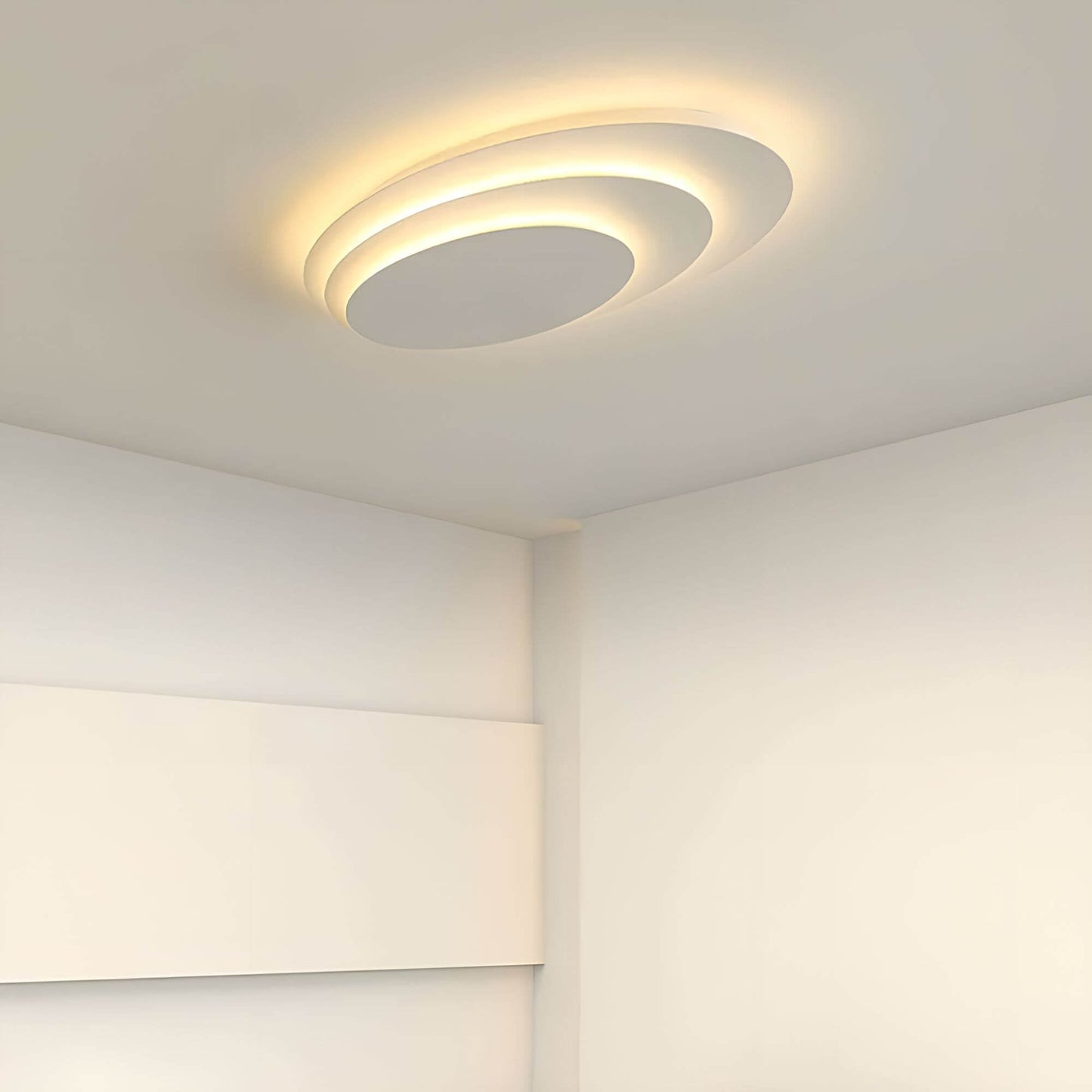 Garduru - Modern Nordisch Runde LED Deckenleuchte Weiß