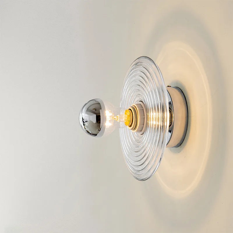 Vintage LED Wandleuchte aus Glas – Nostalgischer Charme mit modernem Design