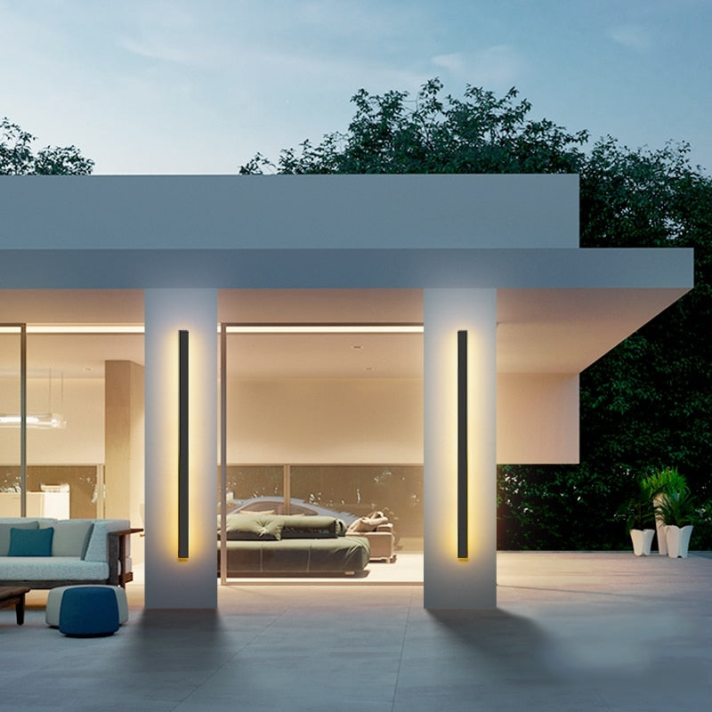 Outdoor Wandleuchte Aluminium Modern LED Wandleuchte