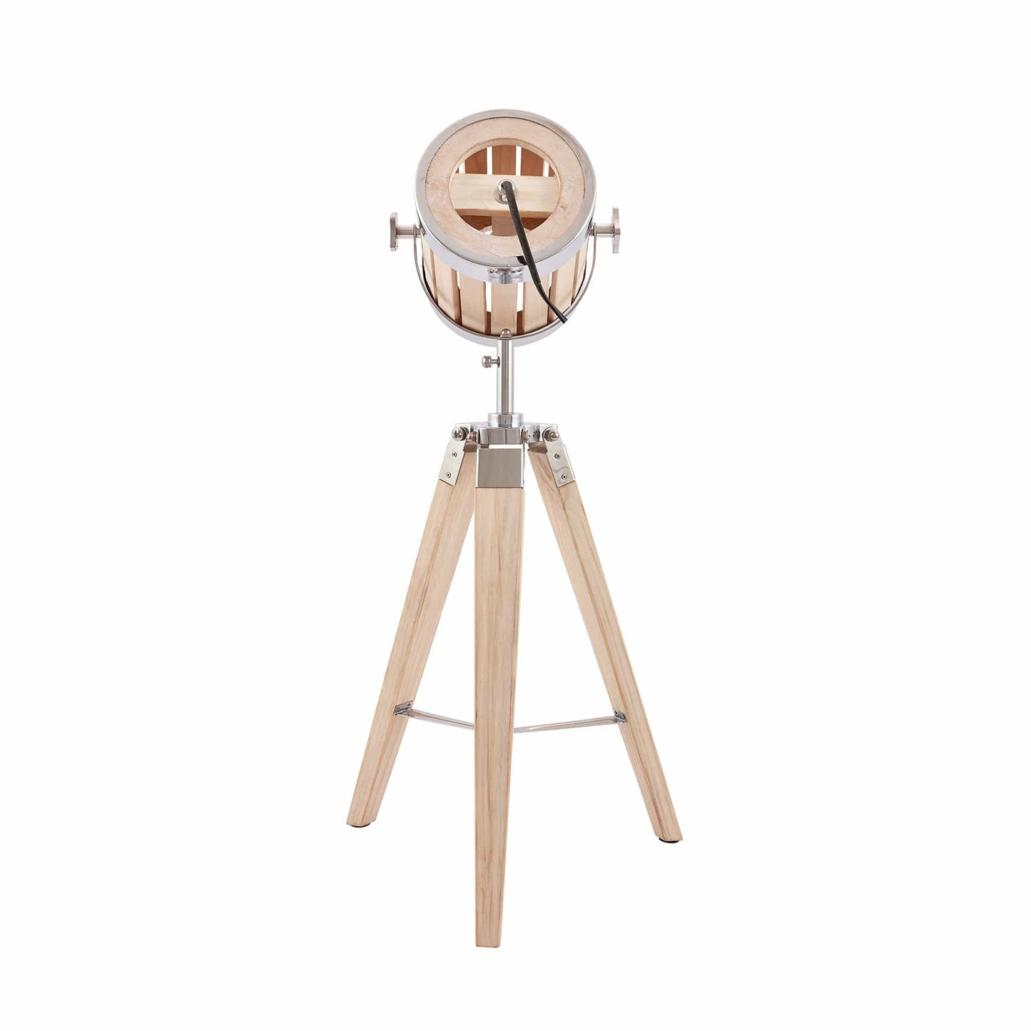 Formby natürliche Holz Marine Dreibein Tischlampe