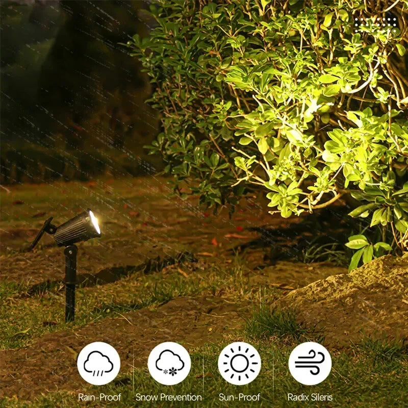 LED Solar Spotlight Lichter für den Garten