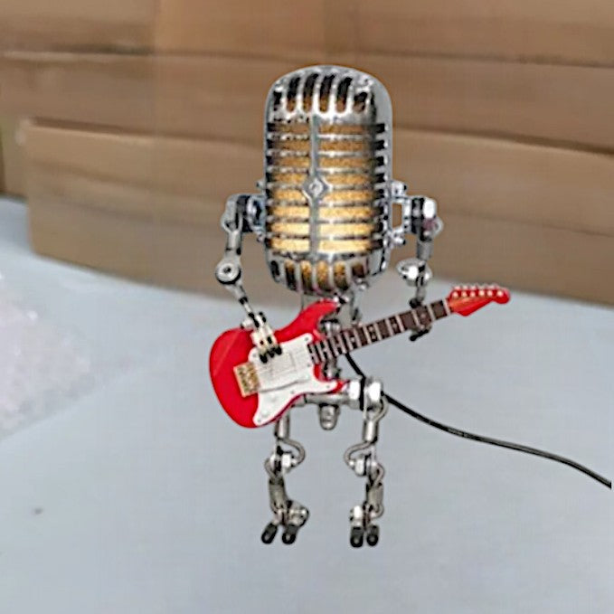 Tischlampe Robot Metall Industrielles Design