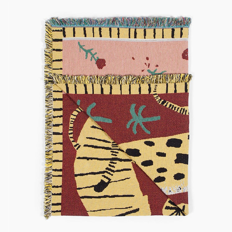 Garduru Wild Leopard & Tiger Decke