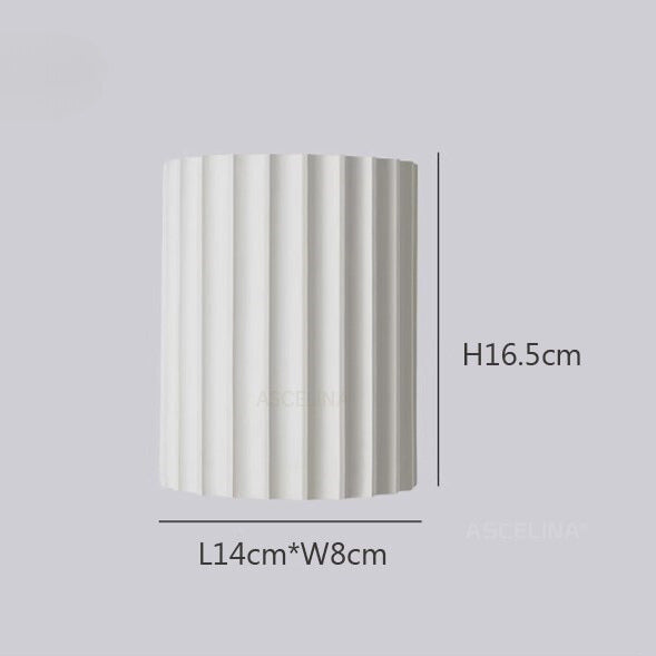 Moderne Design Wandleuchte – Lampenschirm in Falten