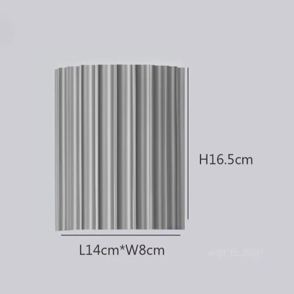 Moderne Design Wandleuchte – Lampenschirm in Falten