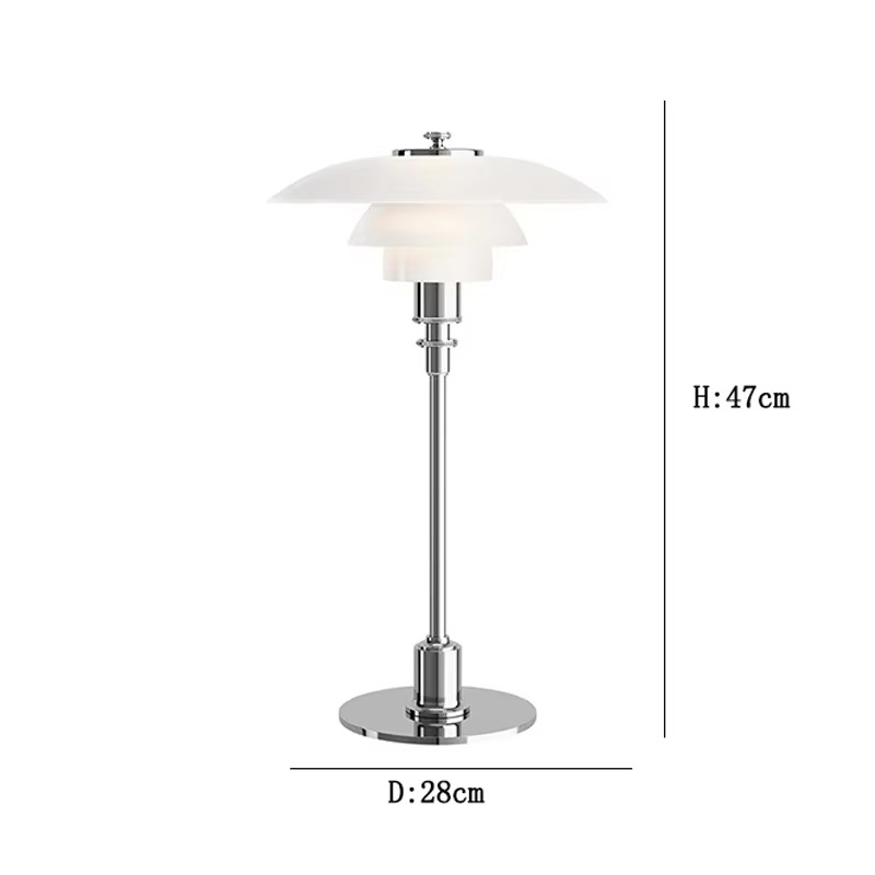 Tischlampe Glas LED Modern Messing Licht