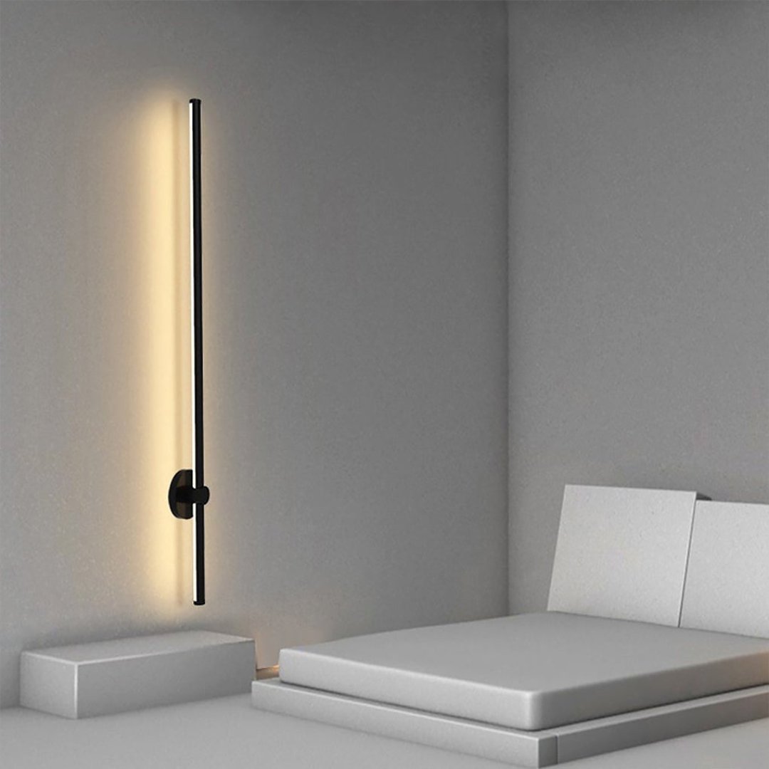 Royaleva Verstellbare LED-Wandleuchte - 3-Farben dimmbare rotierende Lampe für das Wohnzimmer