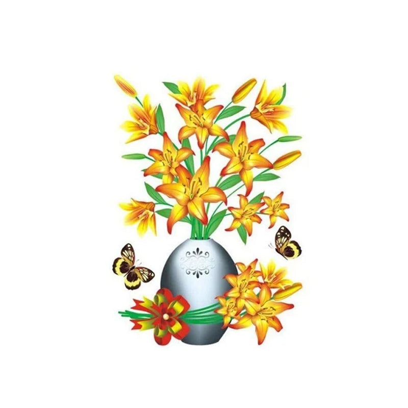 Garduru Pflanzenvase 3D-Stereo Aufkleber™ | 1+1 GRATIS