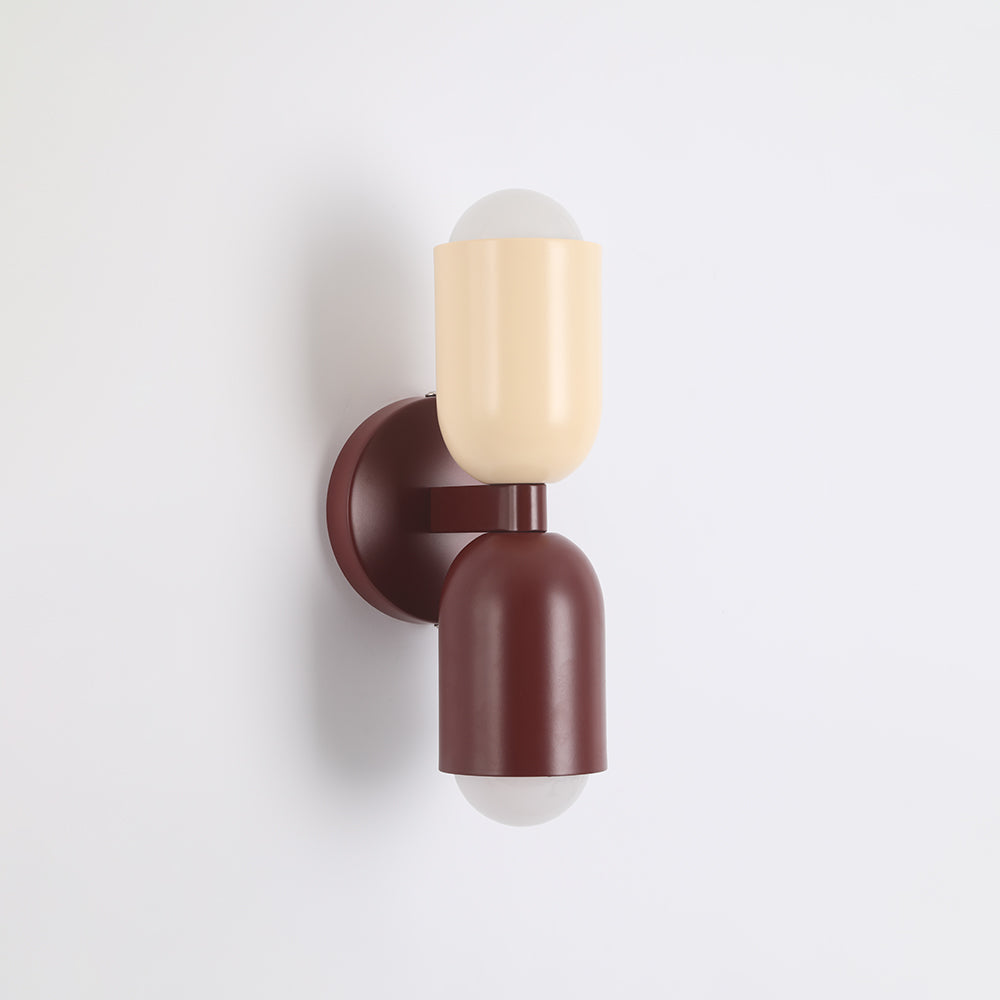 Morandi Moderne LED-Wandleuchte 2-flammig Schwarz Innen/Flur Metall