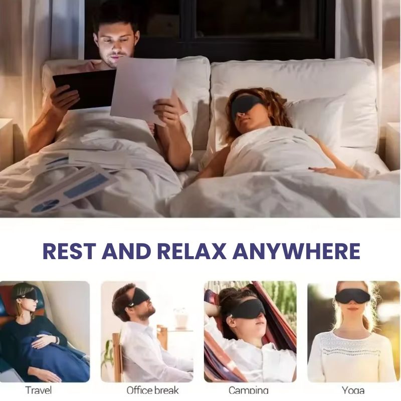 3D Blackout Schlafmaske
