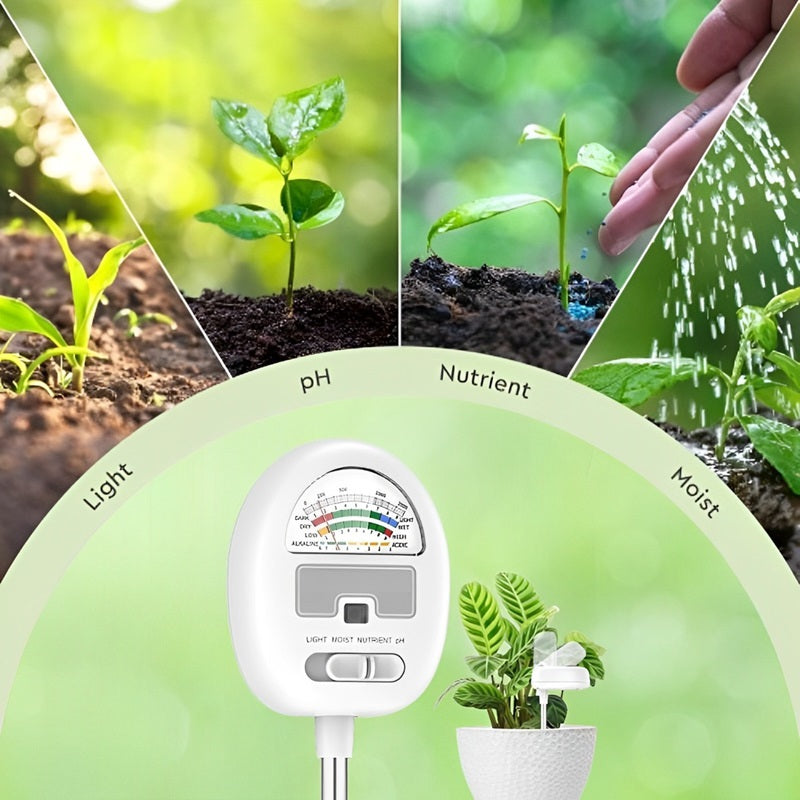 4-in-1 Smart Bodenmessgerät für präzise Pflanzenpflegeüberwachung