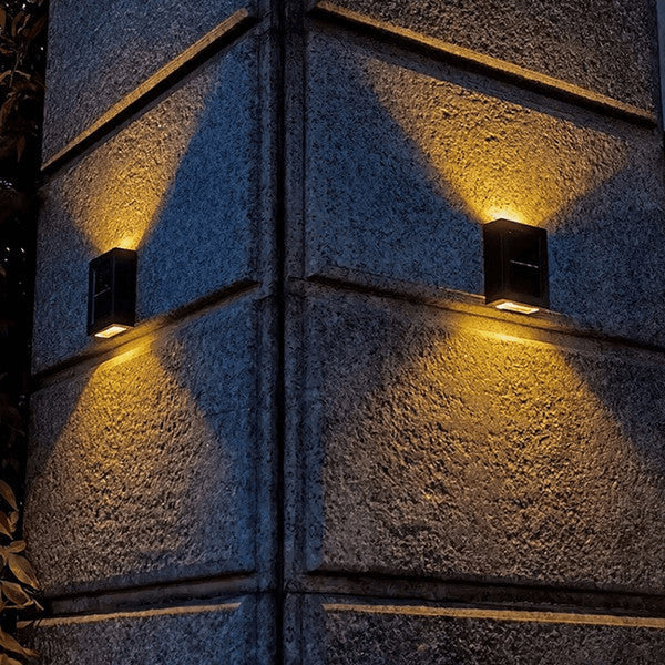 Garduru | Kabellose LED-Solar-Wandleuchten