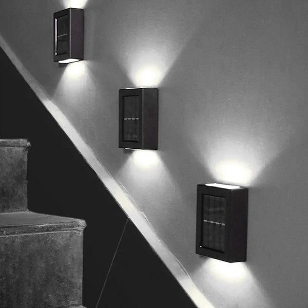 Garduru | Kabellose LED-Solar-Wandleuchten