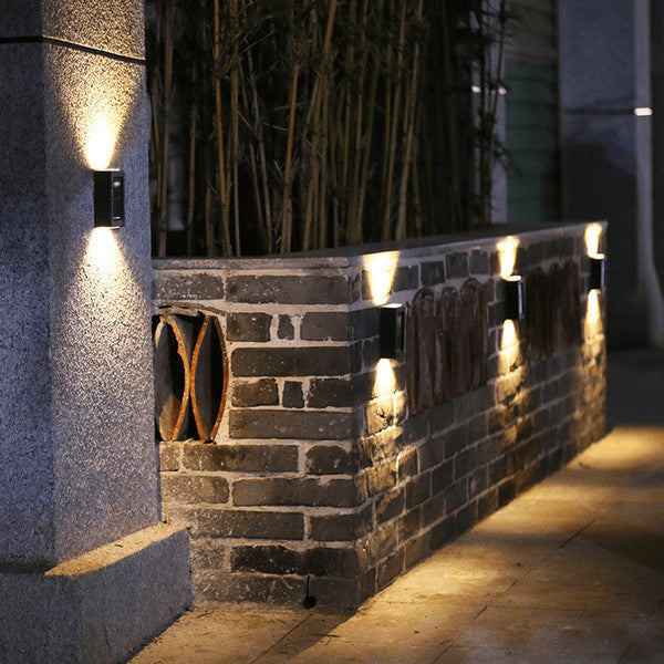 Garduru | Kabellose LED-Solar-Wandleuchten