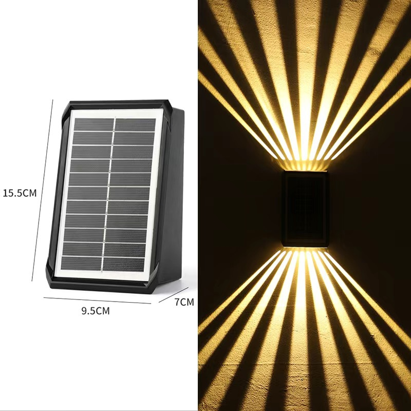 🔥Solar wasserdichtes Wandlicht im Freien