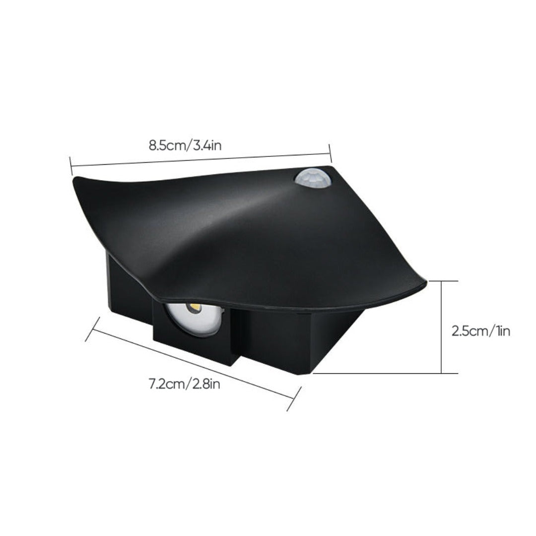 Stingray Bewegungsmelder LED Wandleuchte - Stylische Sicherheitsbeleuchtung