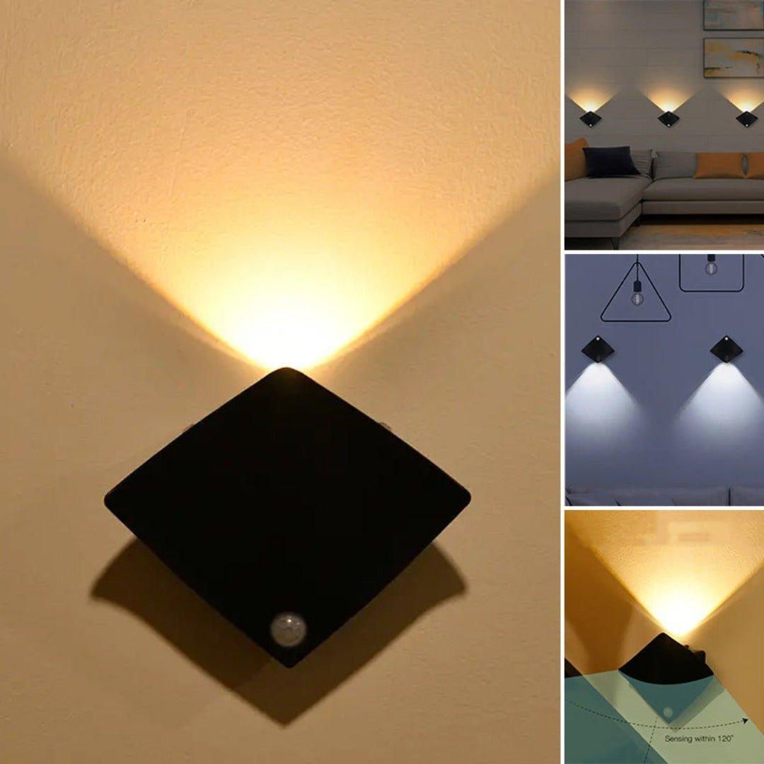 Stingray Bewegungsmelder LED Wandleuchte - Stylische Sicherheitsbeleuchtung