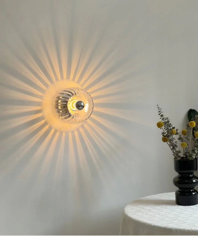 Glas Wandlampe Nordic Stil Innenlampe