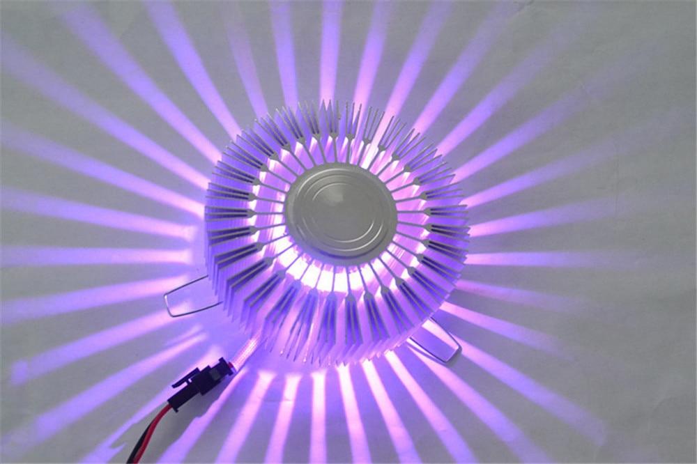Sonnenstrahlen Schatten werfen dekorative Wandlampe