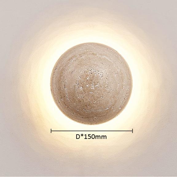 Garduru Creme Wandlampe – Minimalistische Eleganz mit einem sanften Glühen