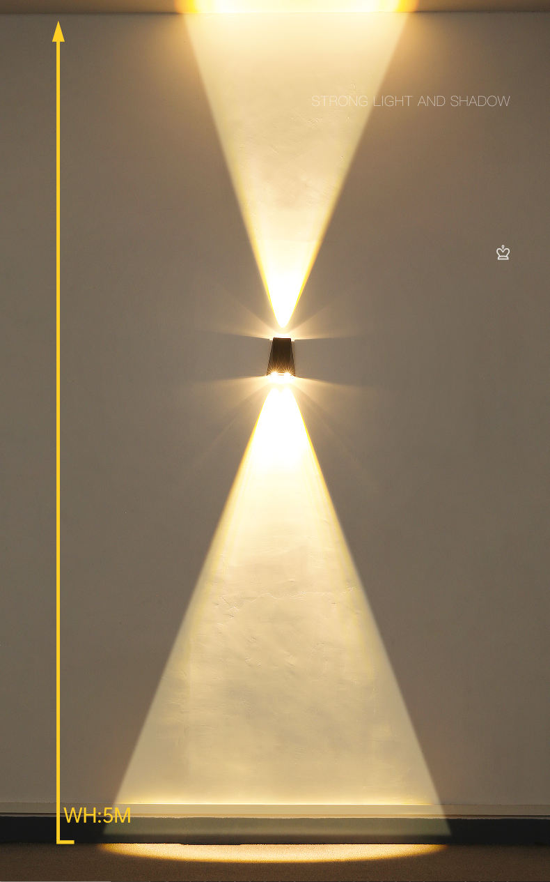 Solar LED Wandlampe – Nachhaltige und wasserdichte Außenbeleuchtung für Garten und Terrasse