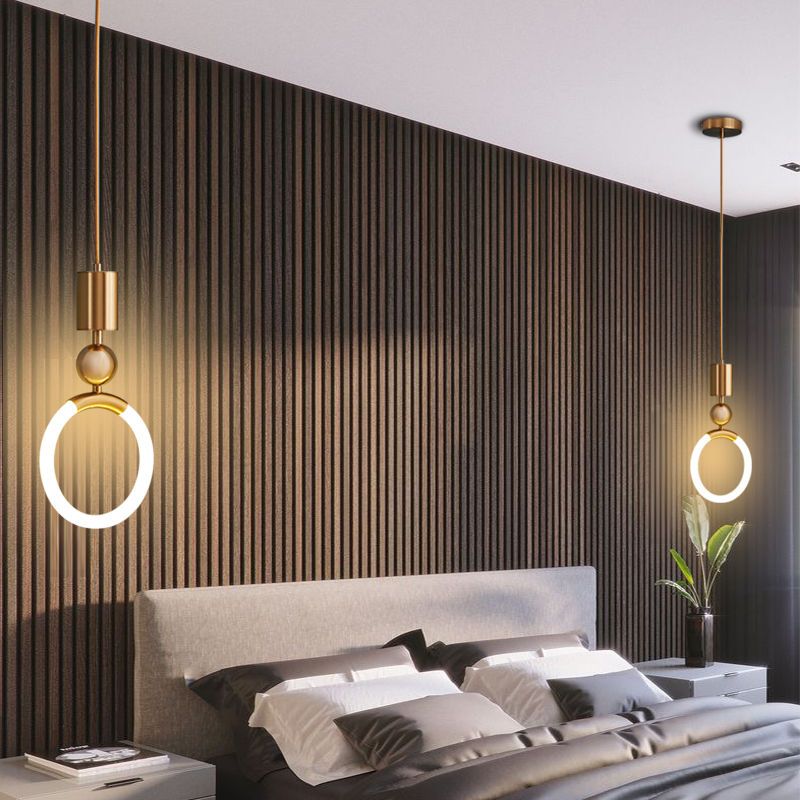 LED-Hängelampe Nordic Simple - Minimalistische Metalllampe für Küche, Esszimmer und Büro