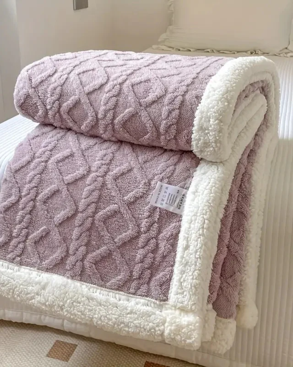 Wunderschönes Zuhause – Luxuriöse Kuscheldecke mit samtweicher Textur für ultimativen Komfort