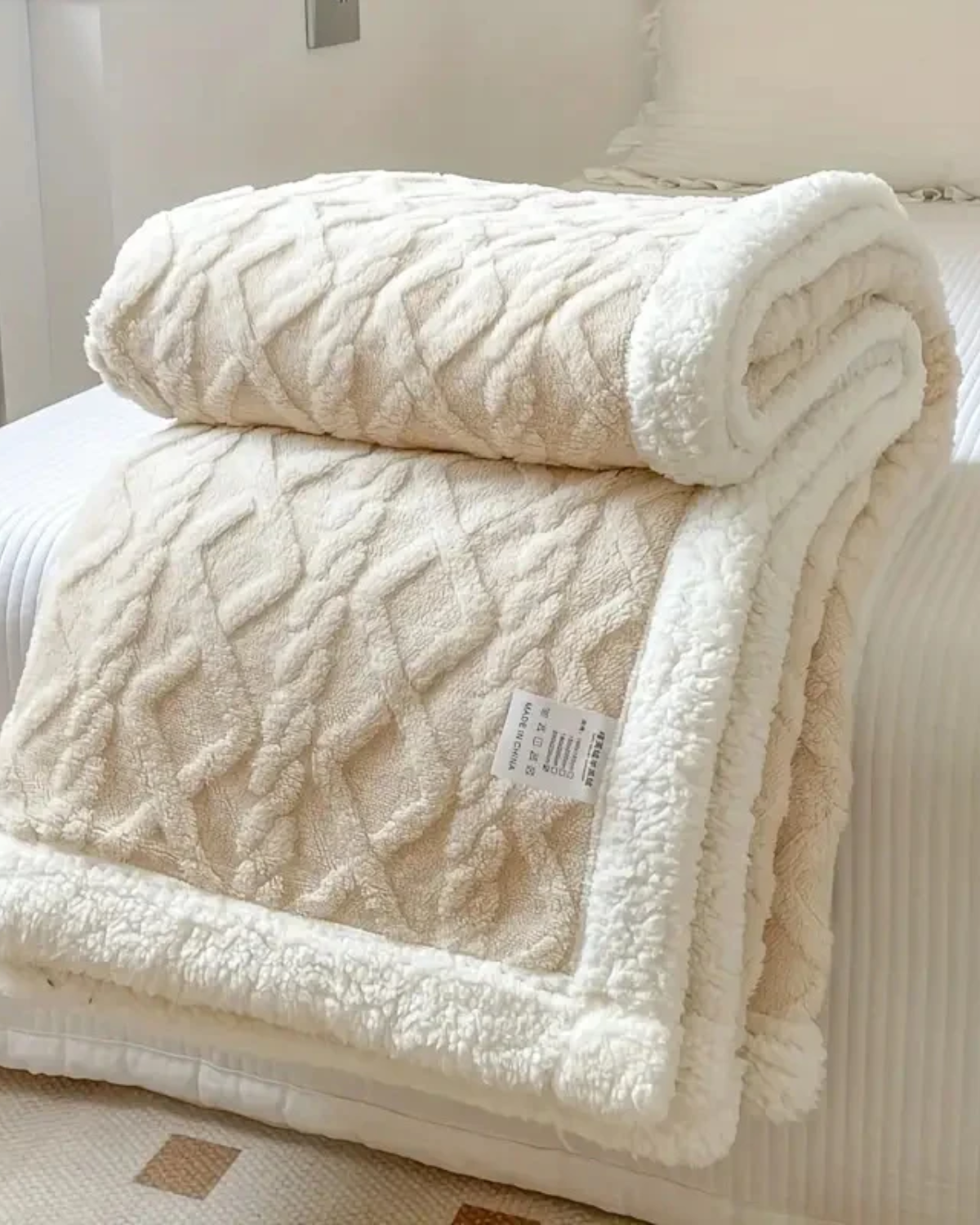 Wunderschönes Zuhause – Luxuriöse Kuscheldecke mit samtweicher Textur für ultimativen Komfort