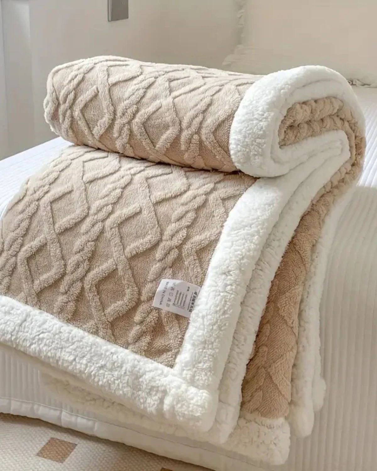 Wunderschönes Zuhause – Luxuriöse Kuscheldecke mit samtweicher Textur für ultimativen Komfort