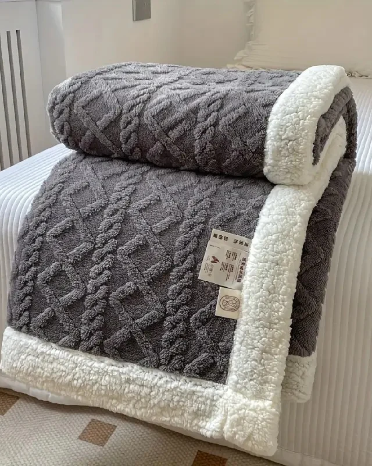 Wunderschönes Zuhause – Luxuriöse Kuscheldecke mit samtweicher Textur für ultimativen Komfort