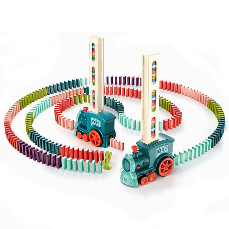 Domino Express Zug Abenteuer Set - Der automatische Domino-Legezug