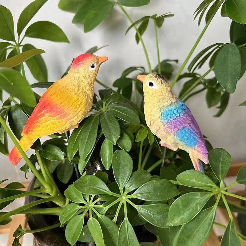Zweiteiliges Set von Vogel-Figuren