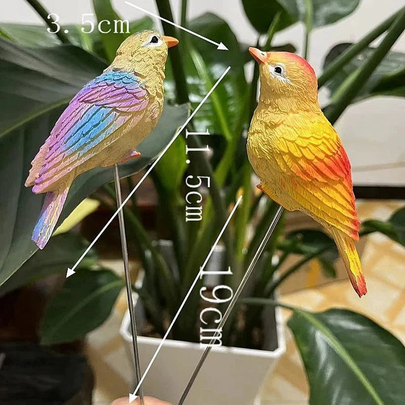Zweiteiliges Set von Vogel-Figuren
